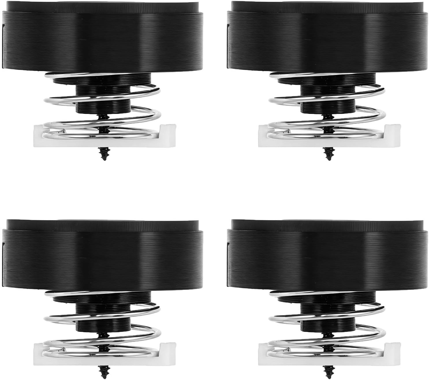 YARNOW 4pcs Record Player Feet: Adjustable Spring Speaker Spikes Compatible with Panasonic Record Player - Non Slip Turntable Base Cushion for Subwoofers