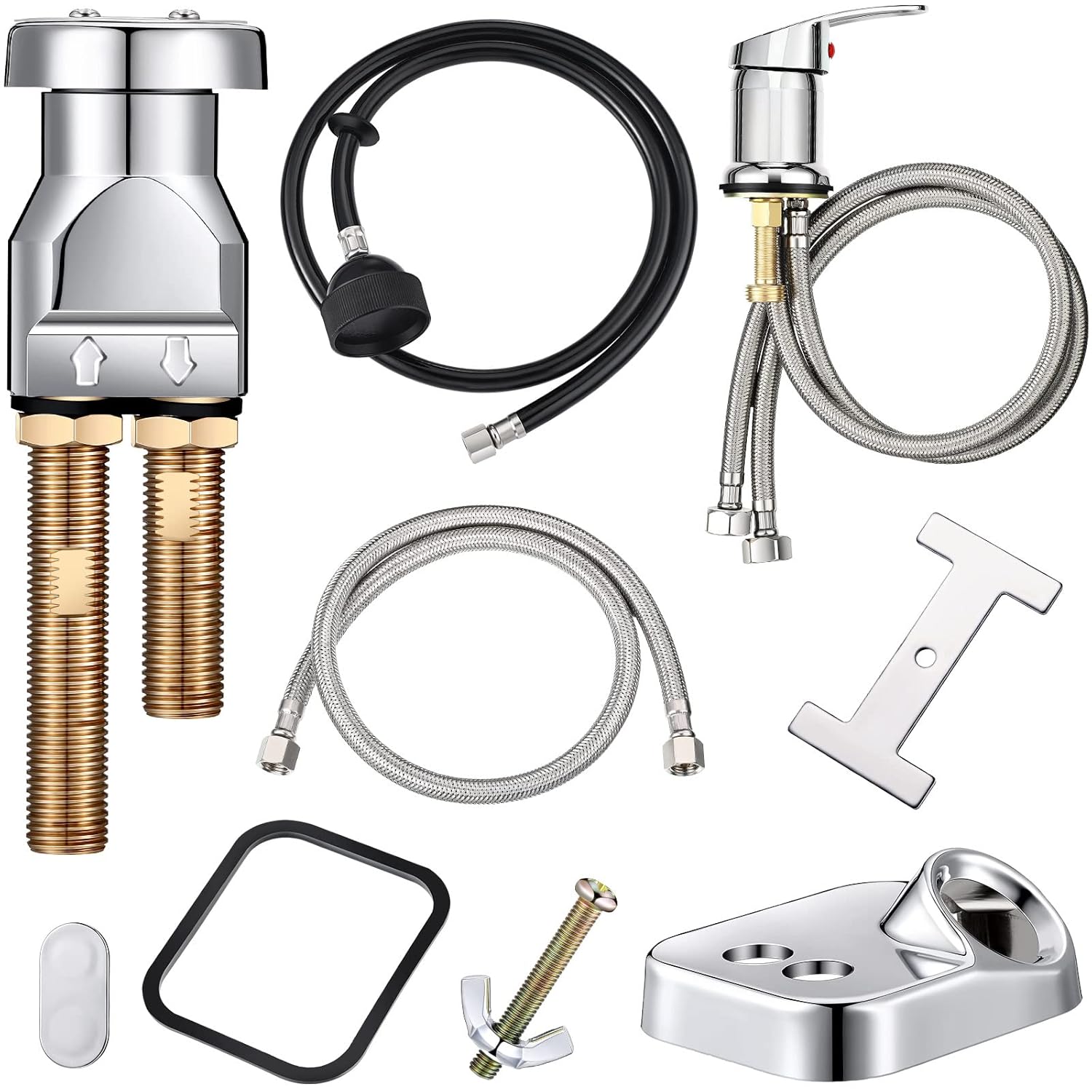 16 Pcs Complete Kit, Shampoo Bowl Vacuum Breaker Kit Shampoo Bowl