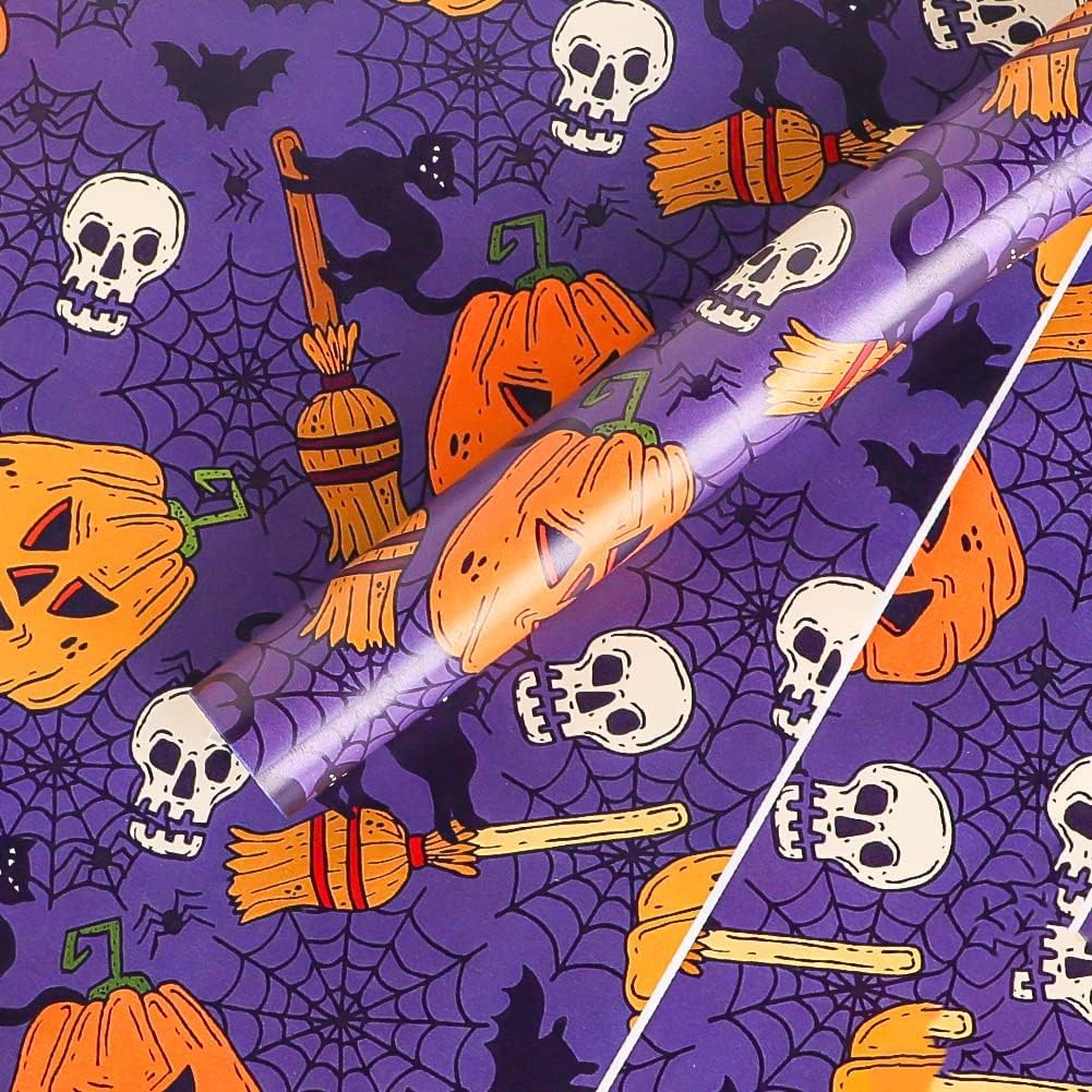 Amazon.co.jp: ハロウィン ラッピングペーパー ギフト包装紙