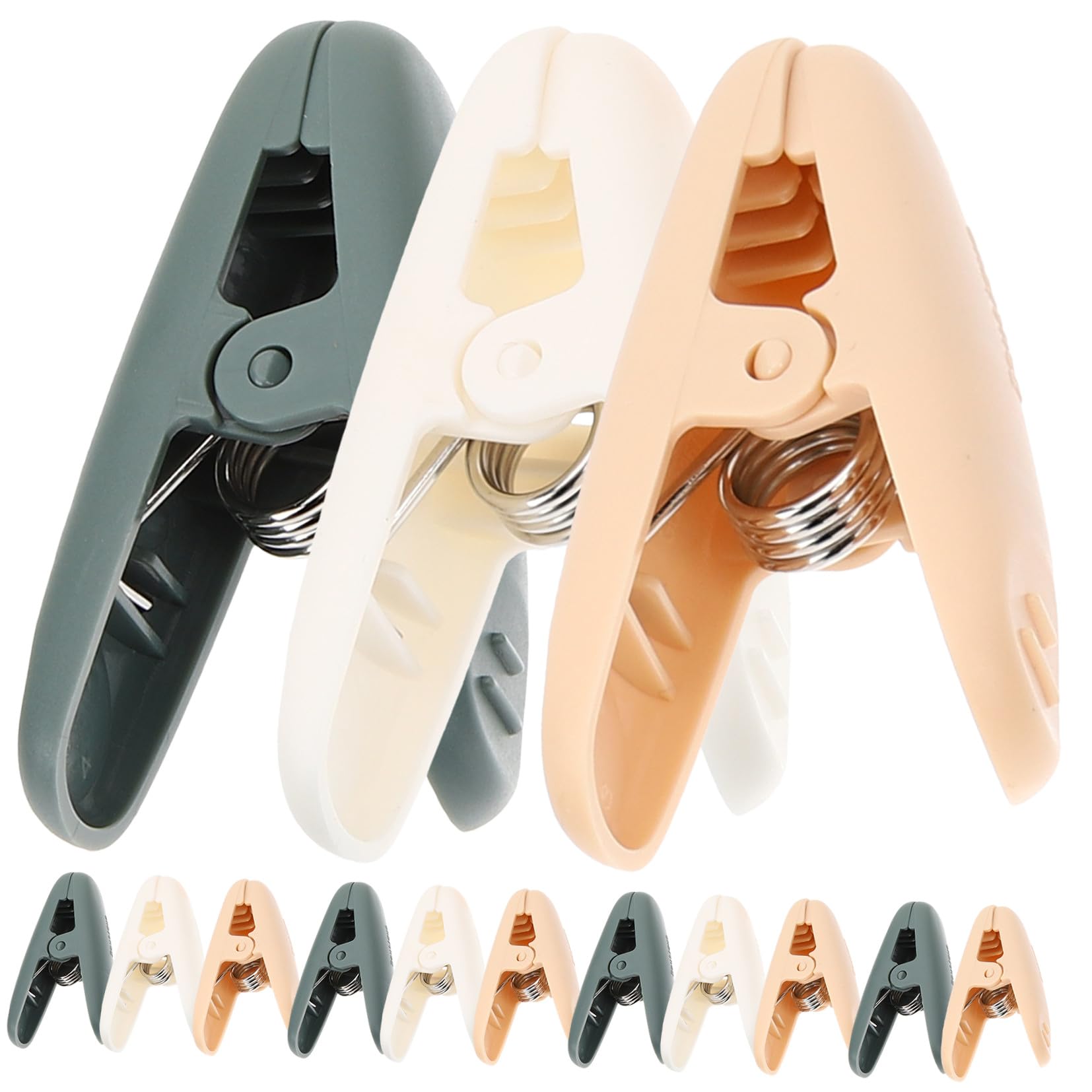 ULTECHNOVO 45pezzi Mollette Per Bucato Clip Per Asciugare Abbigliamento Resistenti Per Stendere e Biancheria Rosa