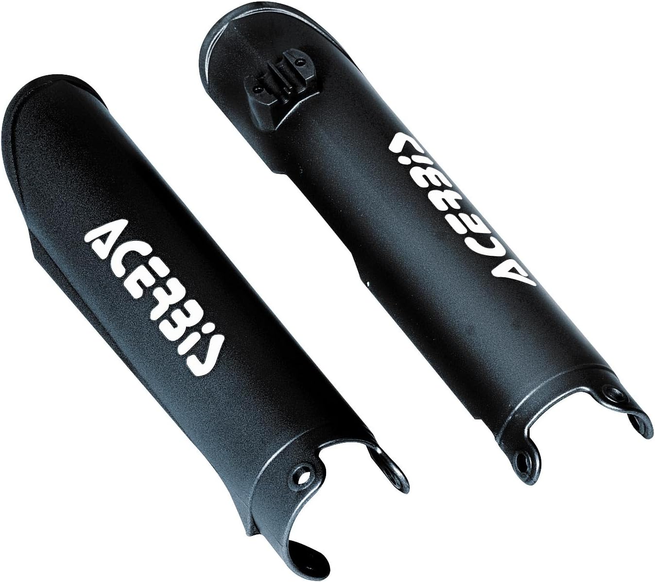 Acerbis Lower Fork Cover Set Black Compatible with Yamaha YZ250F/450F 2008-2009/YZ125/250 2008-2014 - 2113770001