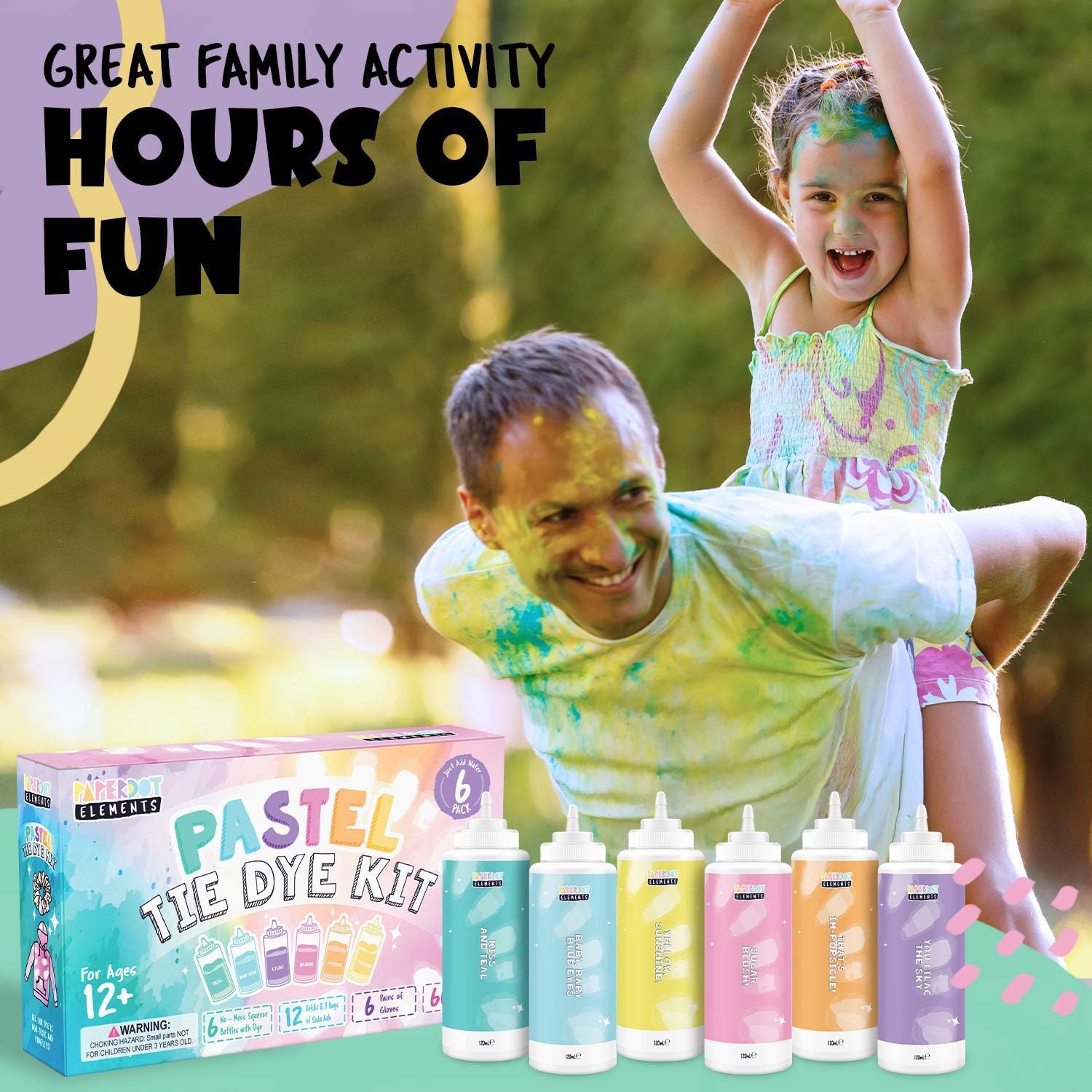 Pastel Tie Dye Kit, DIY Tie Dye Kit, Tydie Kits, Pastel Fabric Dye, Girls Tie Dye Shirt, Cheap Tie Dye Kits, Tie Dye Kit Pastel Colors, Toys for 9 Year Old Girls, Tye Die Kits for Adults, Tye Dye Kits
