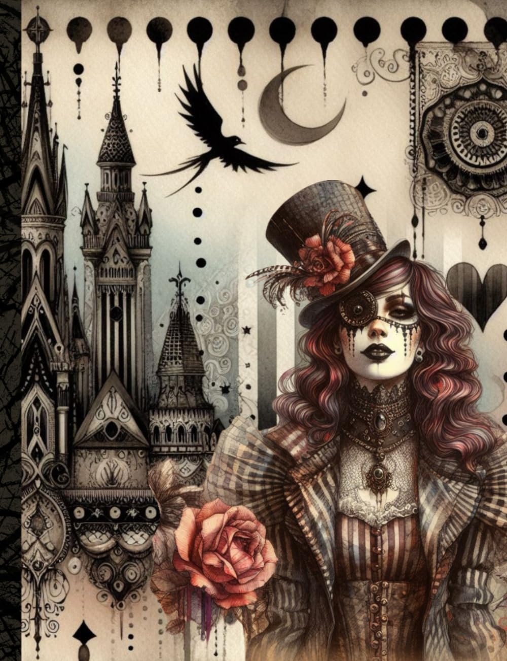Steampunk journal notebook pour les passionnés d'écriture