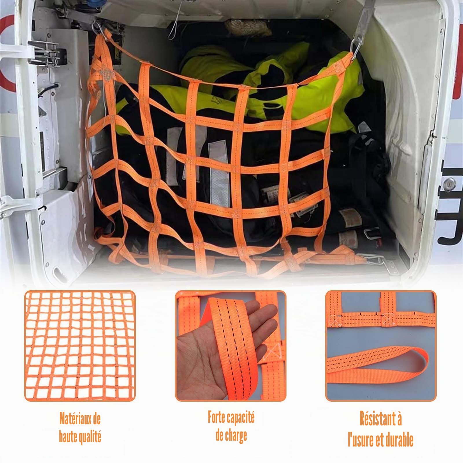 1 m x 1 m,Filet de Levage de Chargement,Filet de Levage,Haute capacité de Charge Filet,Charge Filet Suspendu,Filet de Levage Suspendu,Filet Suspendu De Levage De Sécurité,Capacité de Charge 300 kg