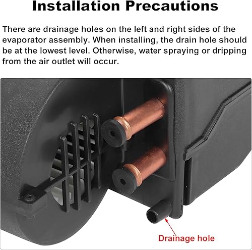 Miniatura 8 de Evaporador de aire acondicionado, calentador automático de 12 V, evaporador de aire acondicionado, termostato de refrigeración de calefacción debajo