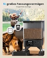oneisall 5L Automata Macskaeledel Adagoló WiFi Applikációval, 2 Rozsdamentes Tál 8
