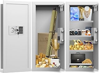 White 29.53" Tall Fireproof Safe