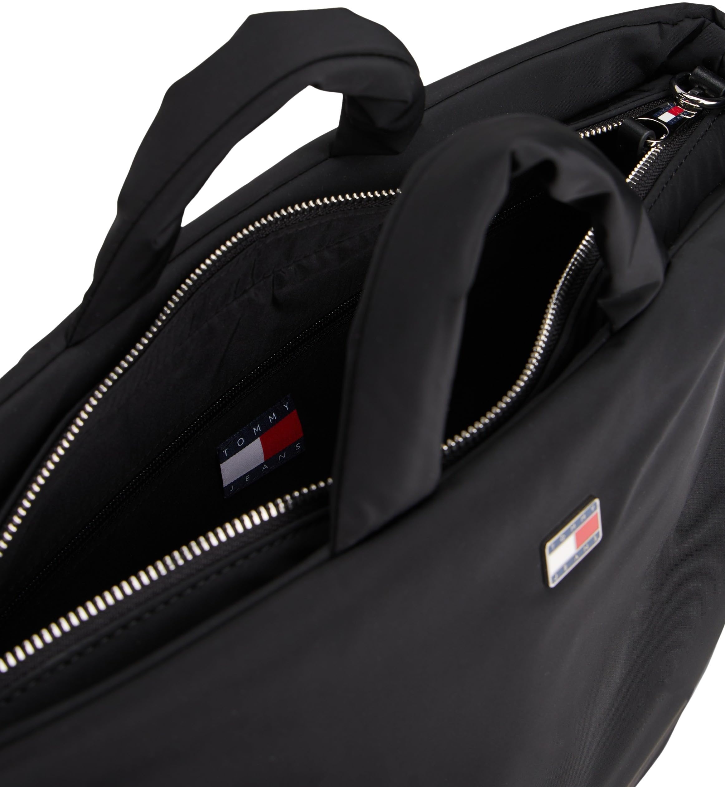 Tommy Hilfiger TH FOUNDATION COMPUTER BAG AM0AM13626 Sac d'ordinateur pour homme Noir Taille unique, Noir (noir), One Size