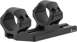 UTG unisex adult UTG ACCU SYNC 30mm Medium Pro 34mm Offset Picatinny Rings, Matte Black, Medium US