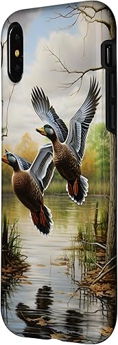 Miniatura 8 de iPhone 13 Duck Hunting  Tema de caza de cazadores y aves acuáticas, funda de patos