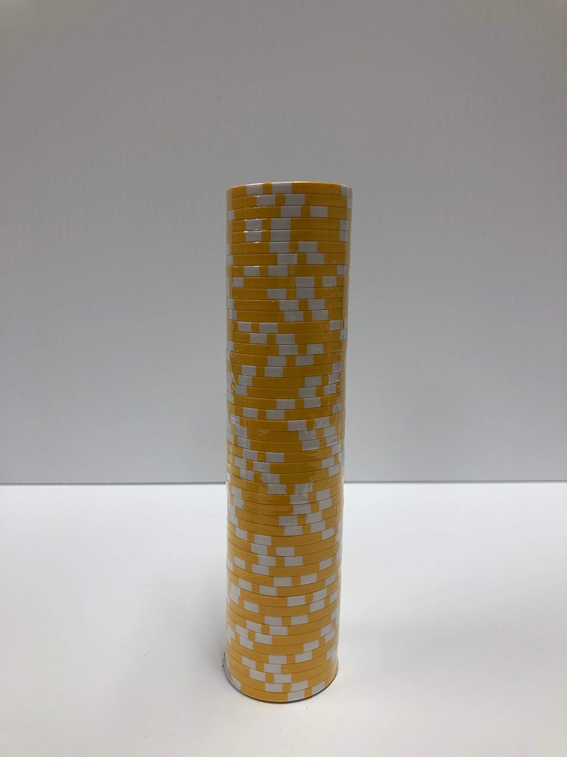 Clay Poker Chips - Yellow (100 Count)