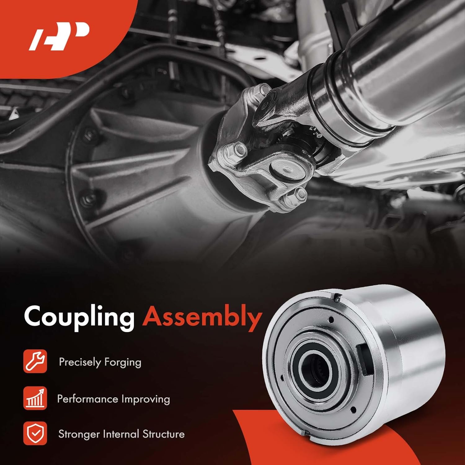 A-Premium Rear Differential Viscous Coupling Assembly Compatible with Ford Escape 2013, Edge 2015-2020, Flex 2013-2019 & Lincoln MKX 2016-2018, Continental 2017-2020, 2.0L 2.7L 3.0L 3.5L 3.7L