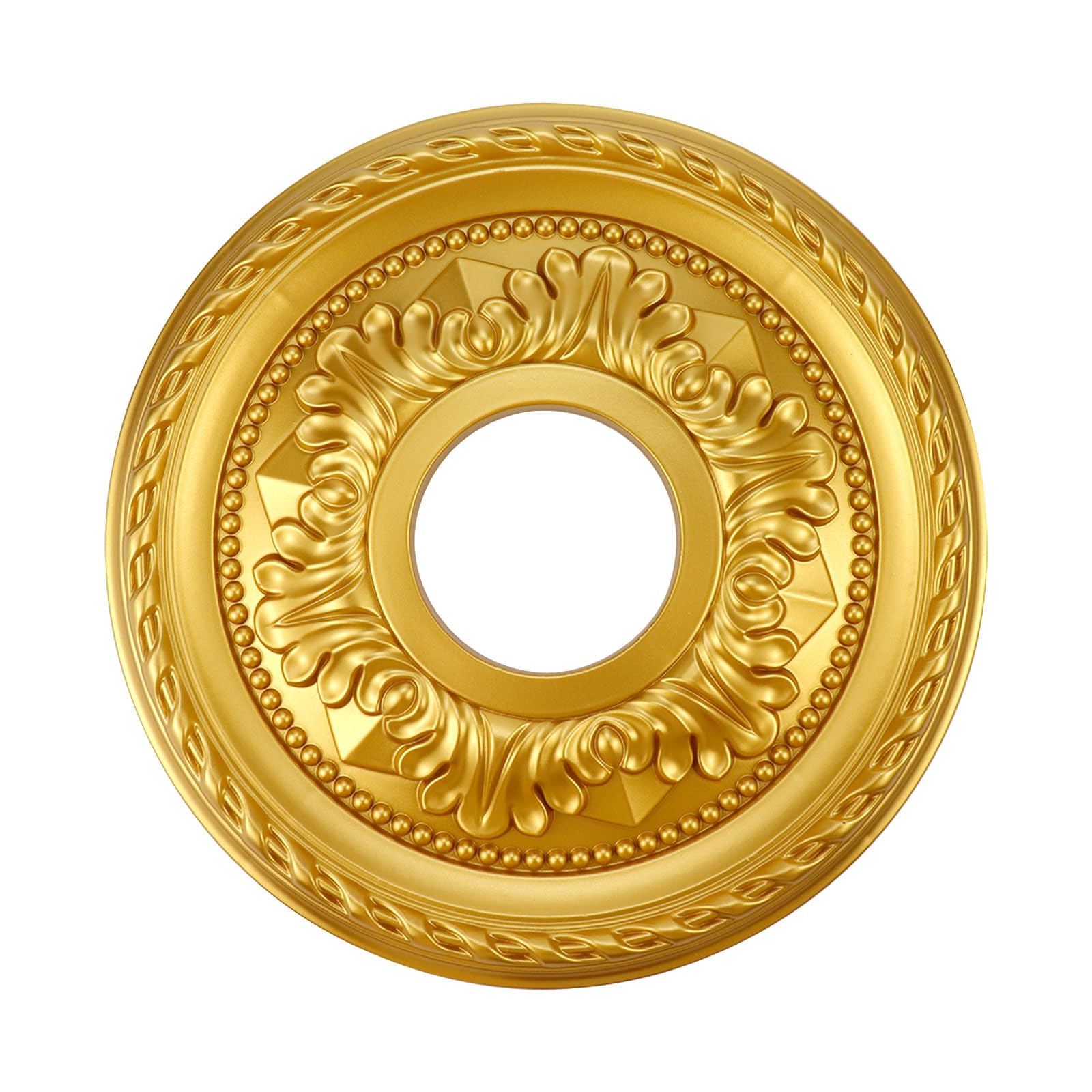 Crapyt Ceiling Medallions for Fans, 12.2" Small Ceiling Medallion