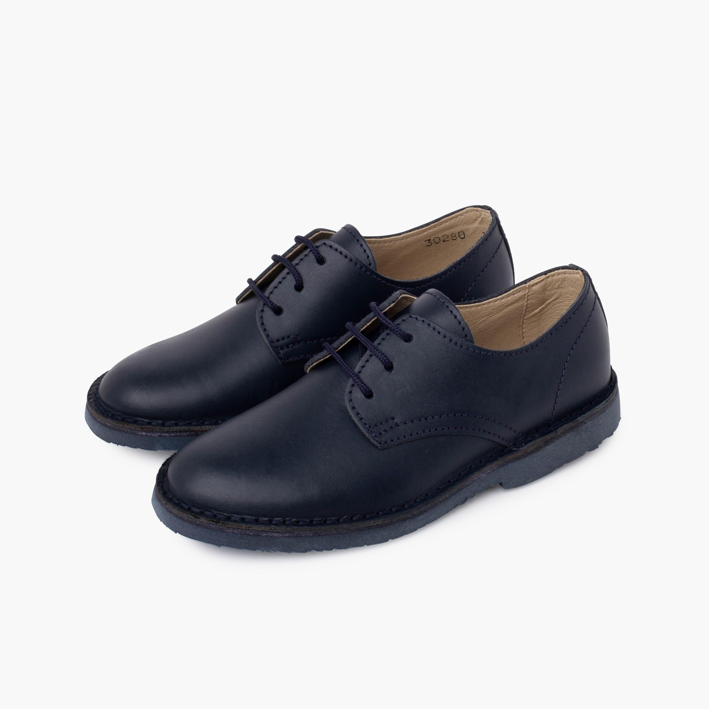 Pisamonas Zapatos Blucher Vestir Piel Niños