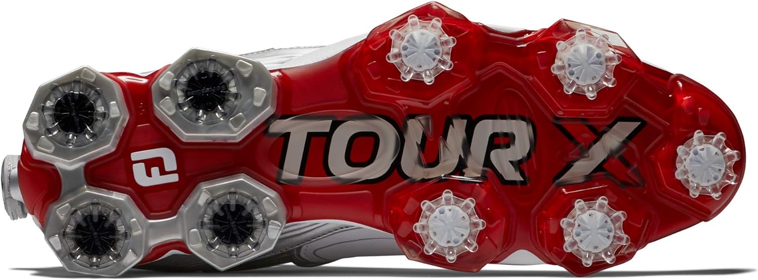 FootJoy Men's Tour X Boa Previous Season Style Golf Shoes 15 White/Grey/Red