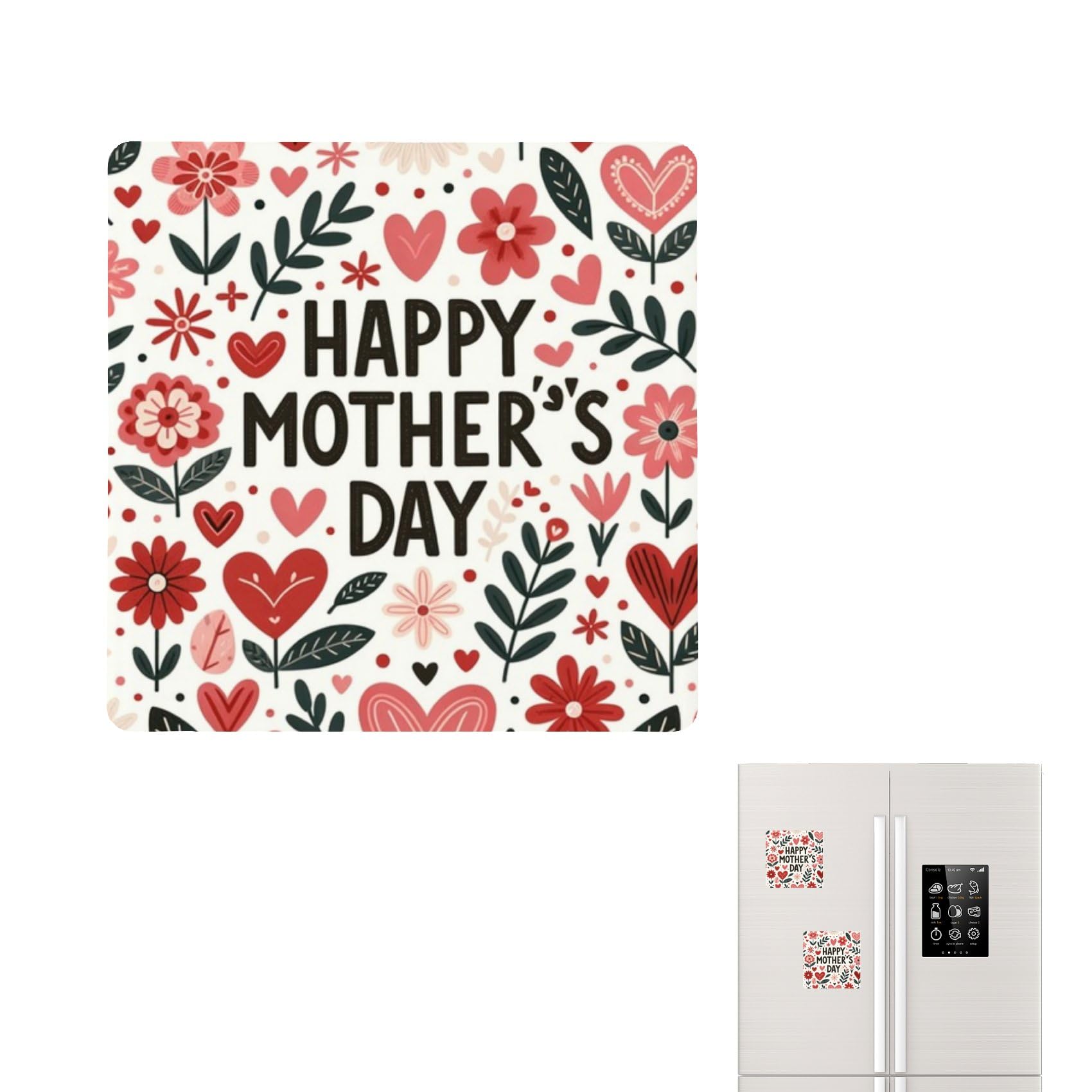 Magnets Refrigerator for Mom Fun Magnets Square Smart Magnetic for Fridge Mini Fridge Accessories Magnetic Decor Whiteboard Home