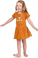 Vista 13 de Little King NCAA Knobby - Vestido para niñas pequeñas, tallas 2T, 3T y 4T