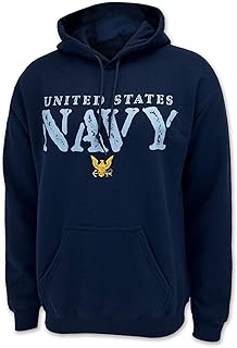 Armed Forces Gear Navy Stamp Logo Hood (Navy)