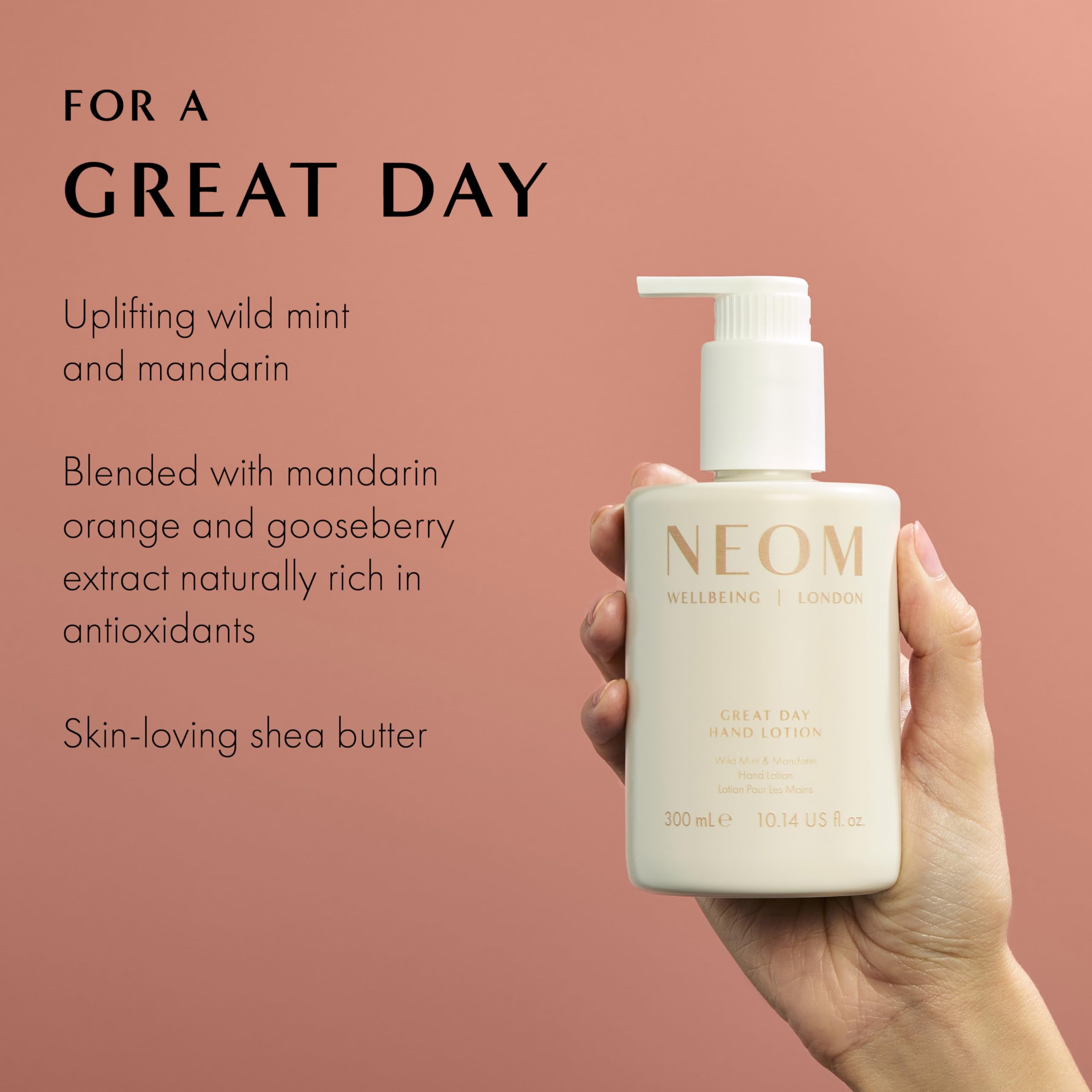 NEOM Great Day Hand Lotion, 300ml, 300 ml (Pack of 1) - Image 2