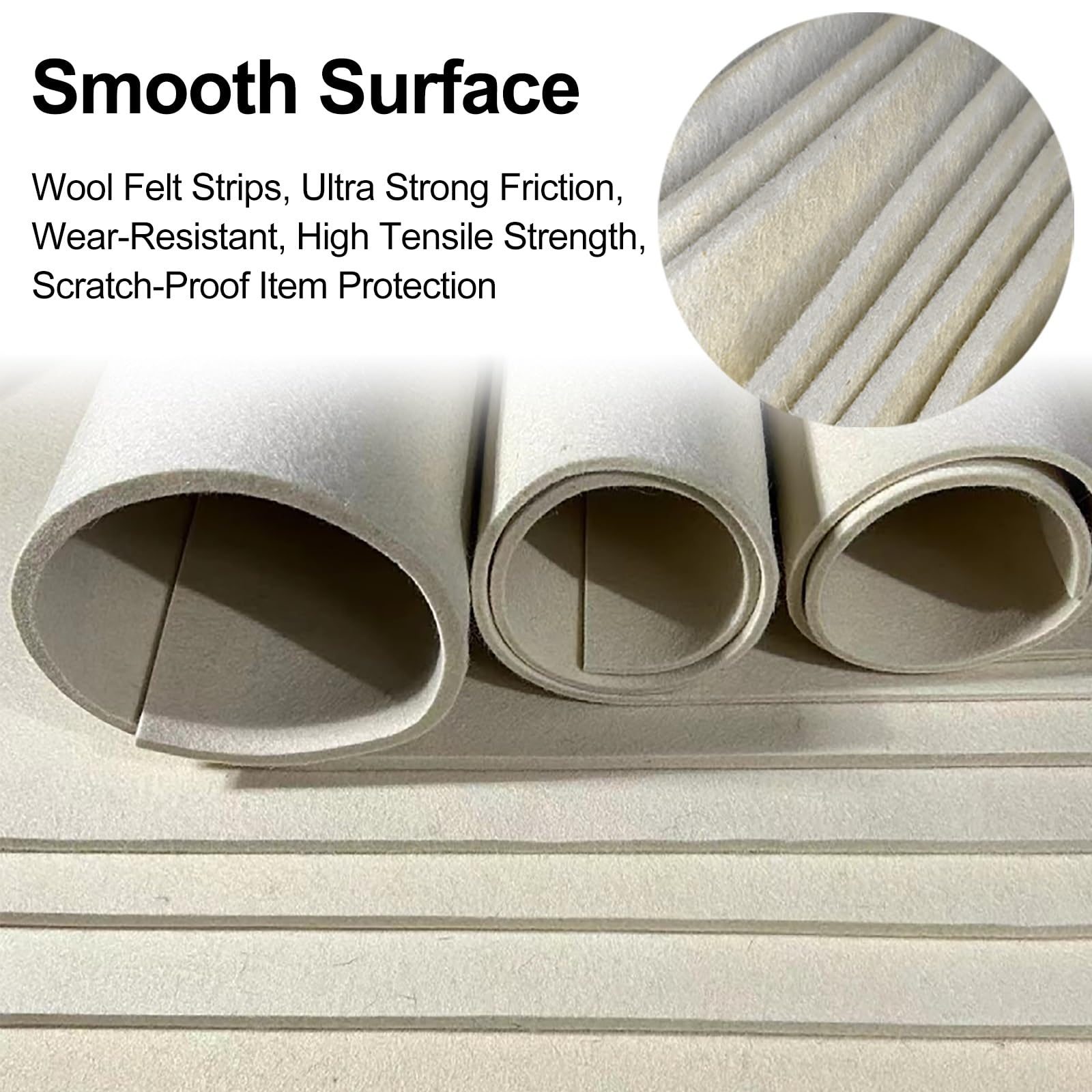 ERRULAN Ölabsorbierende Matte für die Küche, 100 cm breit, universelle Öleindämmung, Mehrzweck-Pads von Verschüttungen(1 3/4in/45mm,4.9ft/1.5m)