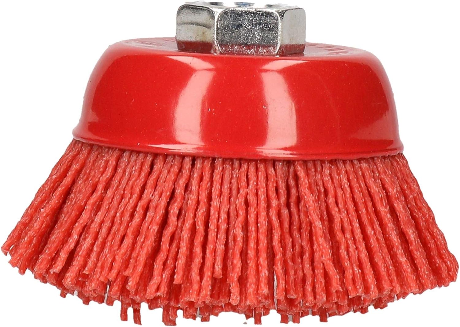 2PK 75mm Nylon Filament Abrasive Cup Brush Metal Polishing Rust Removal
