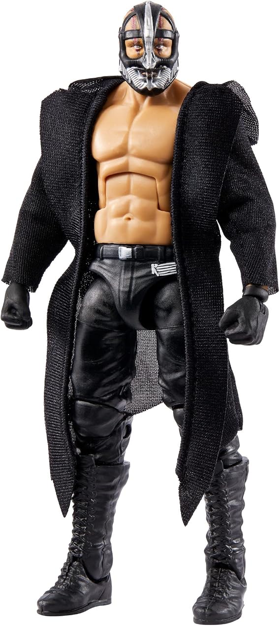 WWE Elite Collection T-Bar 6 Poseable Collectible Action Figure for WWE Fans Ages 8+