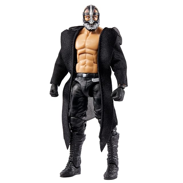 Foto 2 de 6 de ​WWE Elite Collection - Figura de acción T-Bar de 6 pulgadas, coleccionable para fanáticos de la WWE a partir…