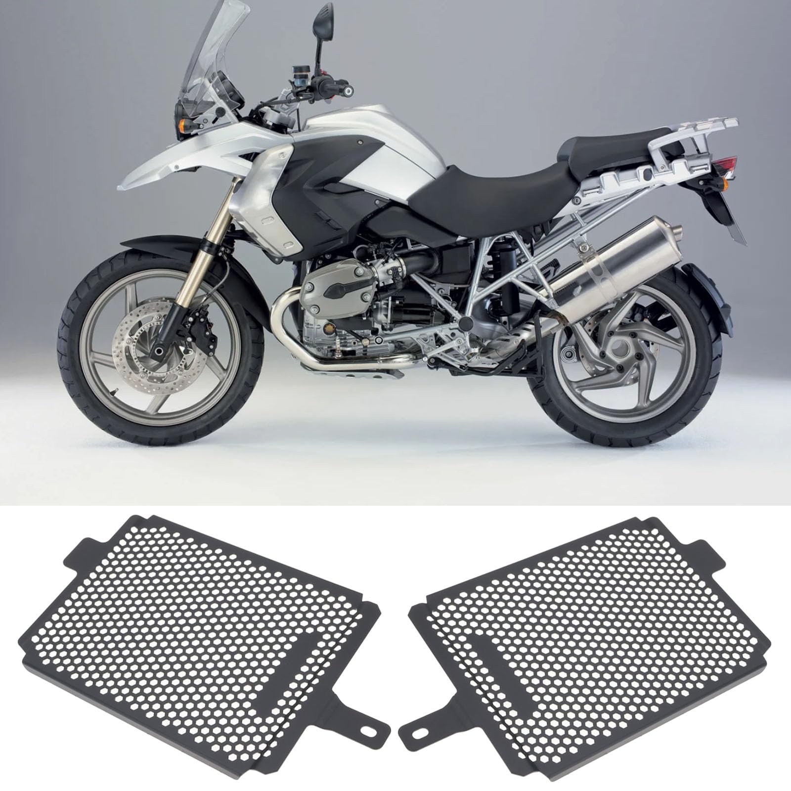2X Protectores de Radiador para Motocicleta Compatible con BMW R1200GS R1250GS LC Y ADV 2013-2019.