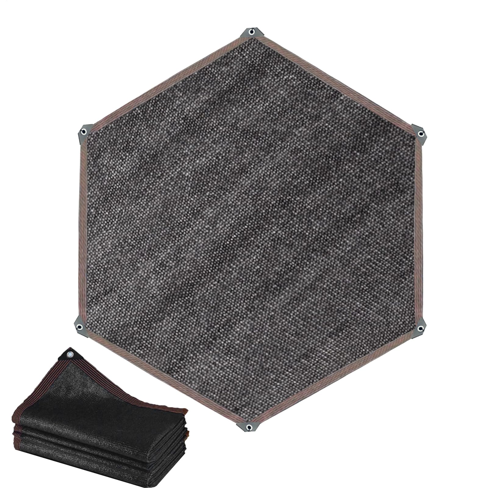 Pare-soleil pour trampoline avec auvent de protection UV imperméable et pliable