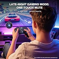 Vista 4 de NYXI Master P1 Wireless PC Controller, Dual-Mode Triggers, Hall Effect Joystick, 1000Hz Polling Rate, Mute control, 6-Axis Gyro, Turbo, Lockable