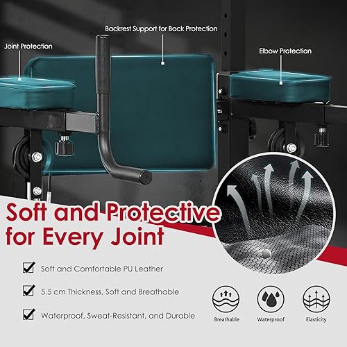 Miniatura 7 de SogesPower Power Tower - Barra de dominadas para gimnasio en casa, multifunción, ajustable, altura ajustable, equipo de entrenamiento de