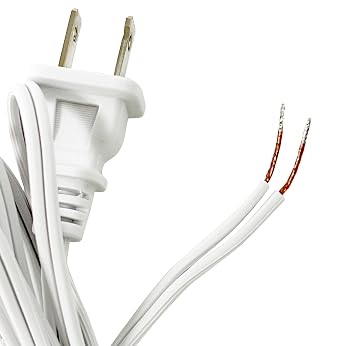 National Artcraft 6' White Lighting Kit with Standard Edison Socket