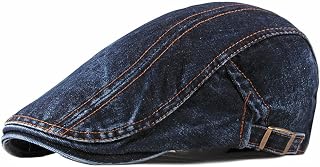 Casual Spring Summer Berets for Men Denim Newsboy Caps Visors Cotton Cabbie Cap Duckbill Ivy Flat Hats