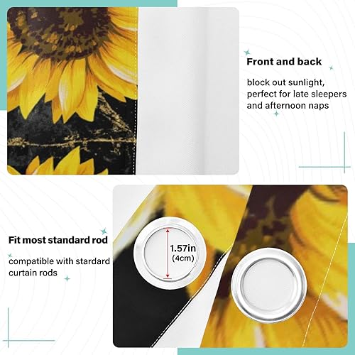 Miniatura 4 de Blackout Curtains Doorway Curtains for Window Treatments 84" Drapes for Sliding Glass Doors Kitchen Curtains cortinas para ventanas Grandes