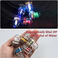 Vista 4 de Dr.Fish - Luz de LED señuelo para peces de agua salada y agua dulce. Señuelo de pesca surtido para atraer fletán, róbalo. Para pesca desde la orilla