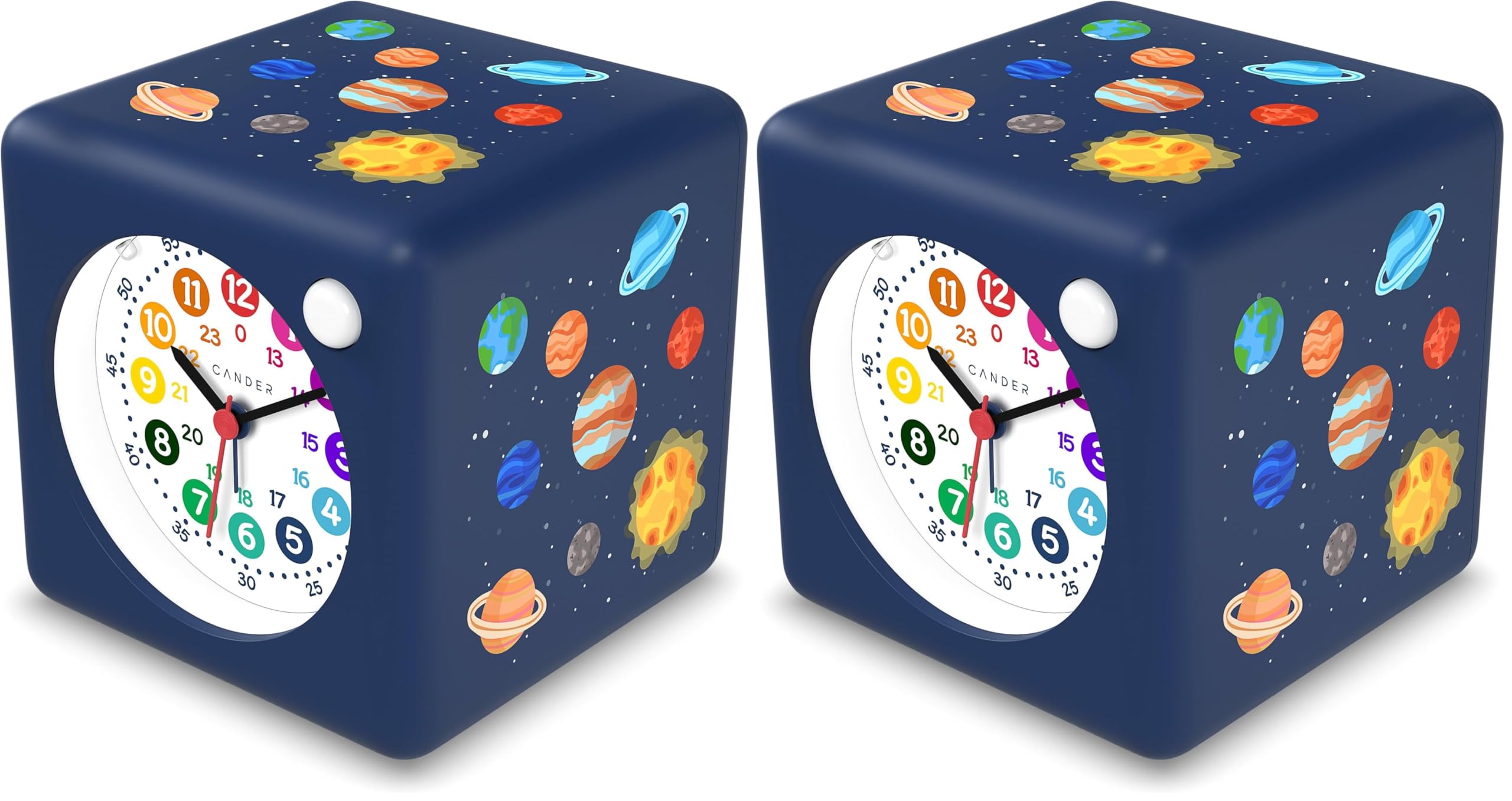 Despertador para niños con función de repetición e iluminación sin tic tac
