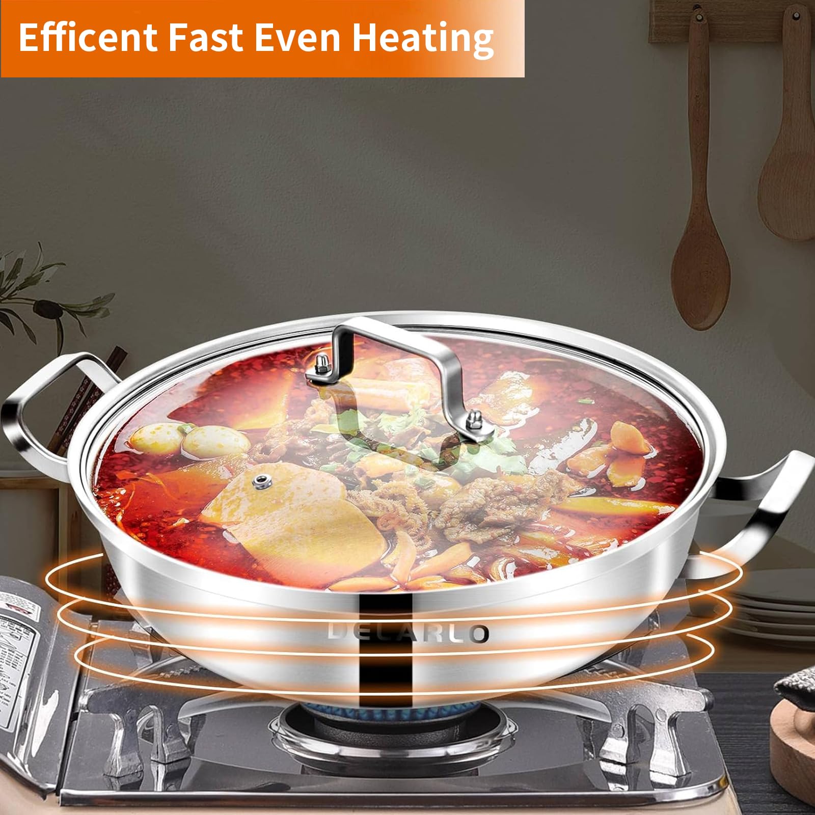 HEMLAGAD Casseruola Con Coperchio, Rivestimento Antiaderente Nero, 2 L