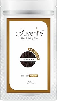 Juvenile Hair Building Fiber Dark Brown 15 Gm For Instant Hair