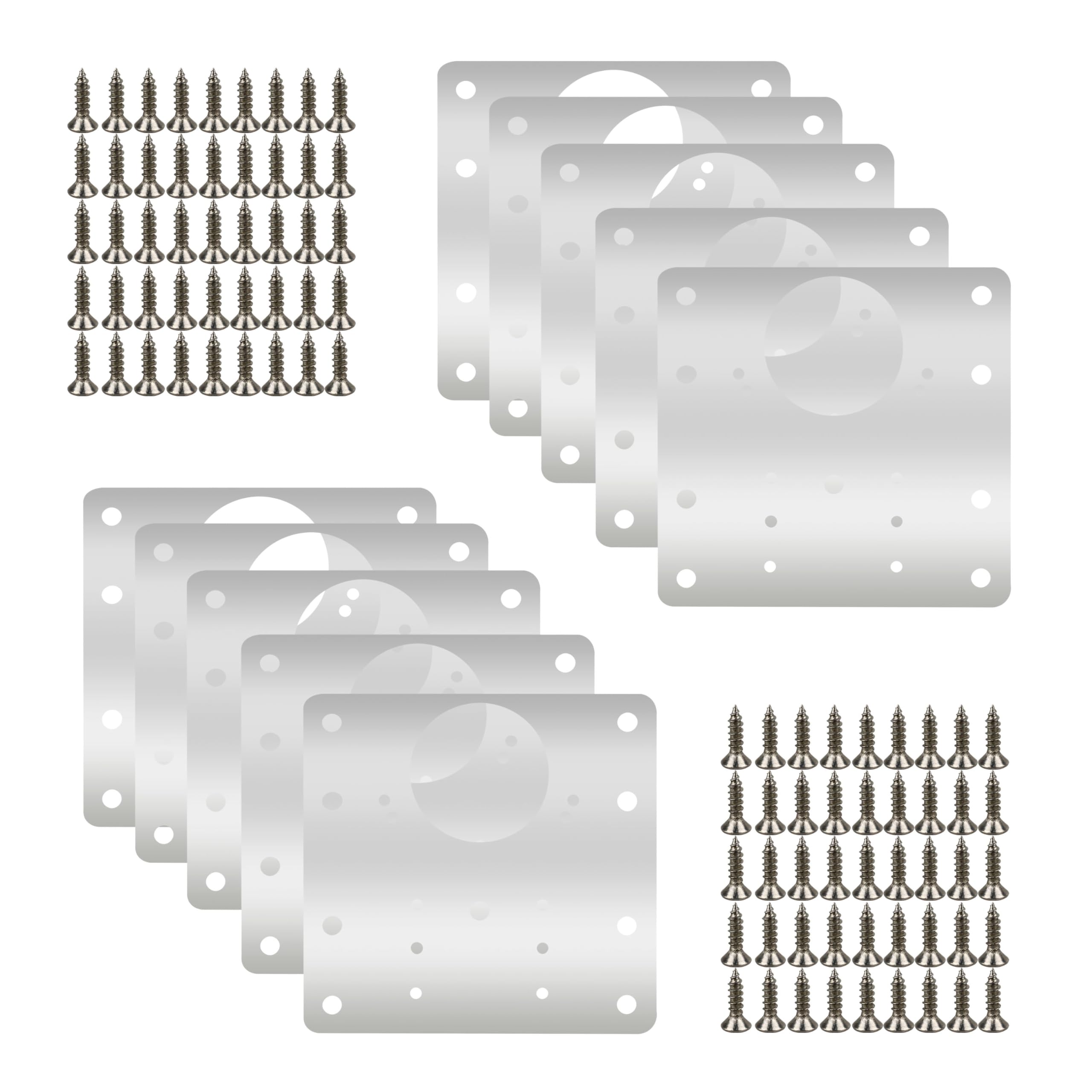 Cabinet Hinge Repair Plate 8Hole Model Stainless Steel Cabinet Repair Board