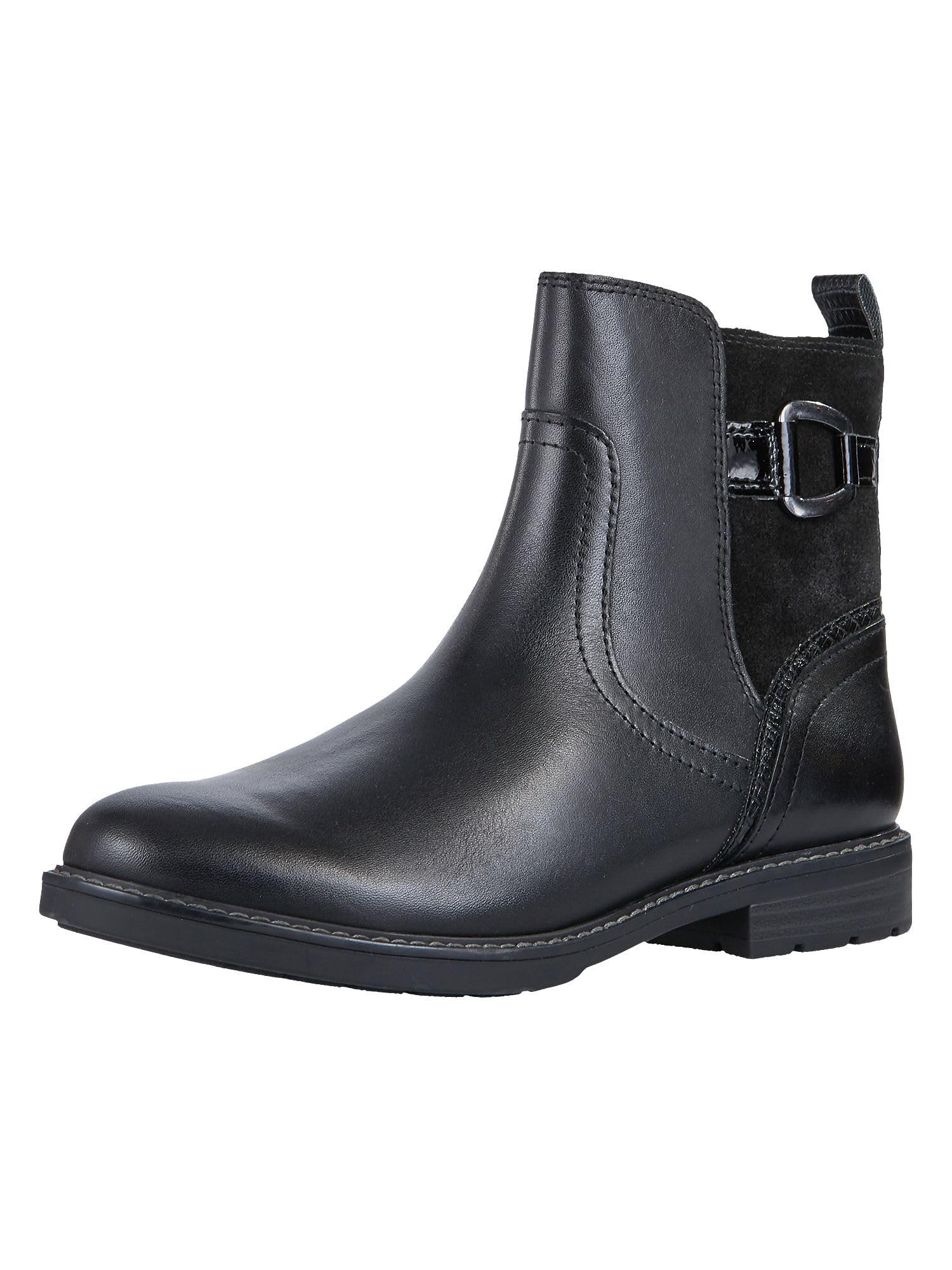 MARCO TOZZI Women's 2-25301-43 Ankle Boot, Black (Black Comb), 6.5 UK