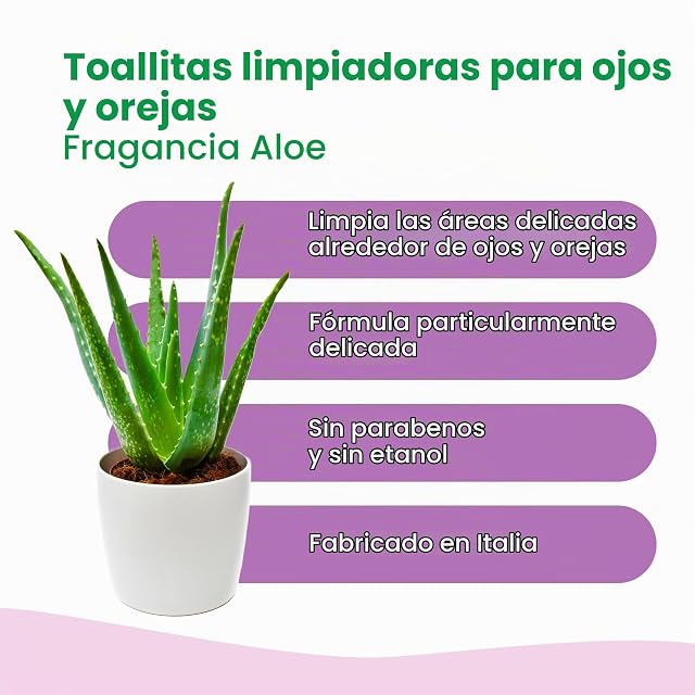 Foto 2 de 5 de Camon TOALLITAS para Limpieza DE Ojos 15UND Aloe