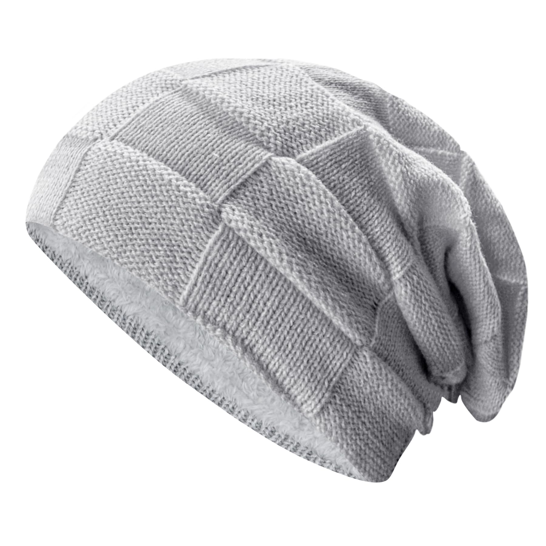 JYxingchi Slouchy Beanie Hats for Women Men Thick Soft Lined Beanies Winter Warm Knit hat