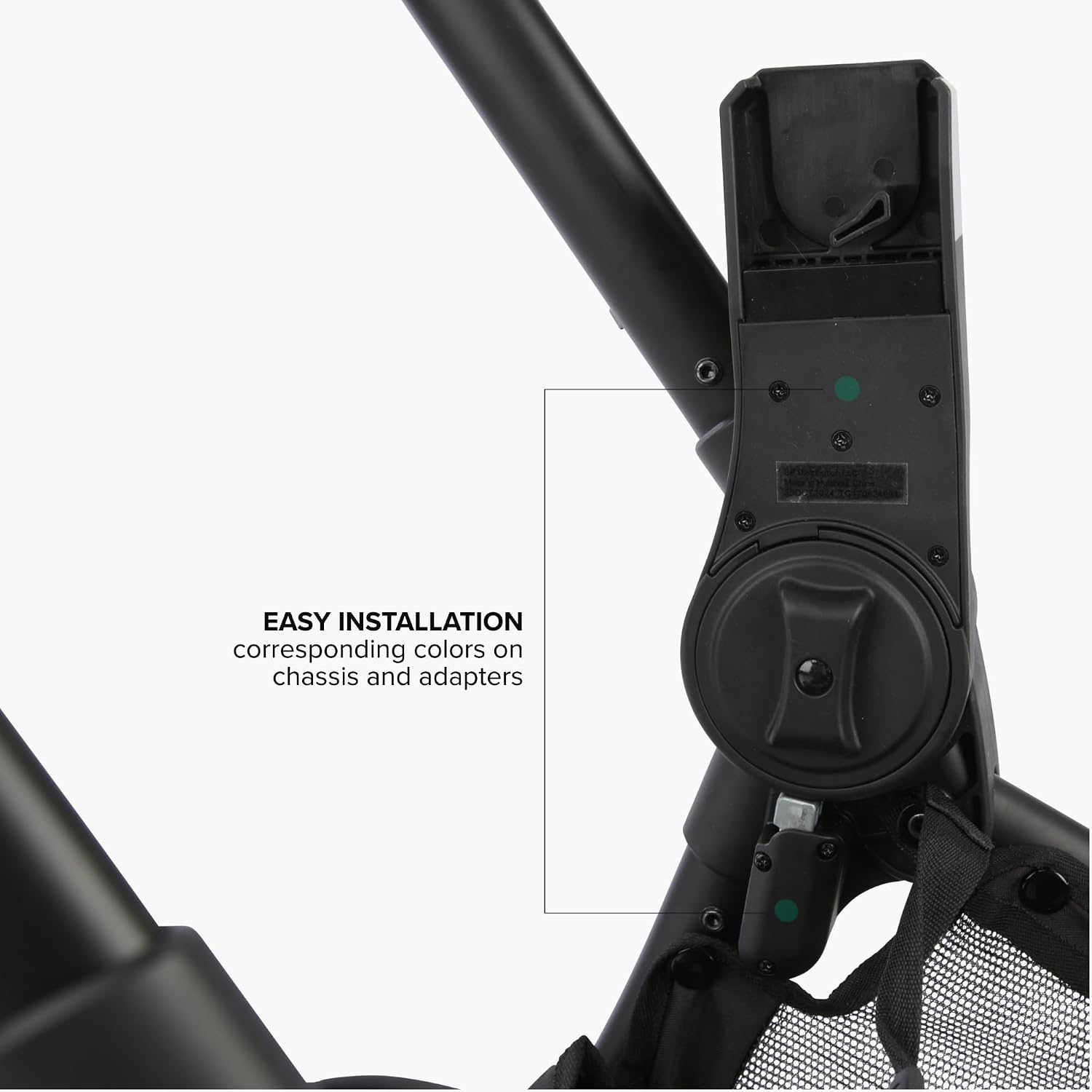 DFY. R1 Car Seat Adapters, Black - Compatible with DFY. R1 Stroller