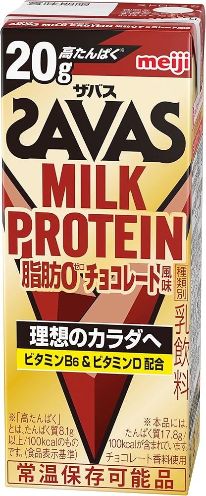 明治 ザバス ミルクプロテイン 脂肪ゼロ チョコレート風味 200ml×24本