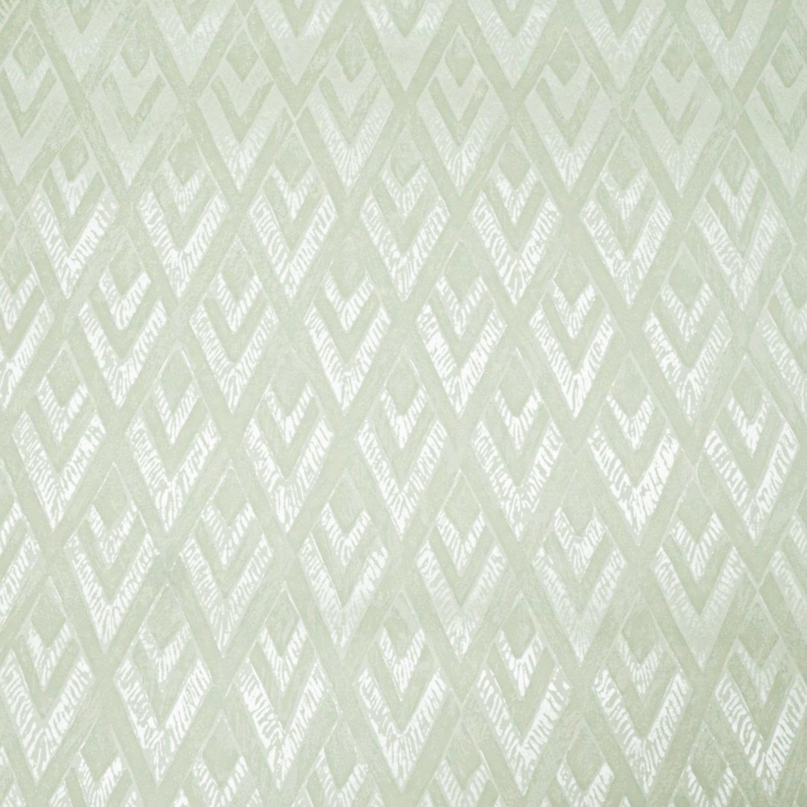 Sophie Laurence Sage Green Geometric Wallpaper Smooth Metallic Shimmer Paste The Wall Feature 10M X 0.53M