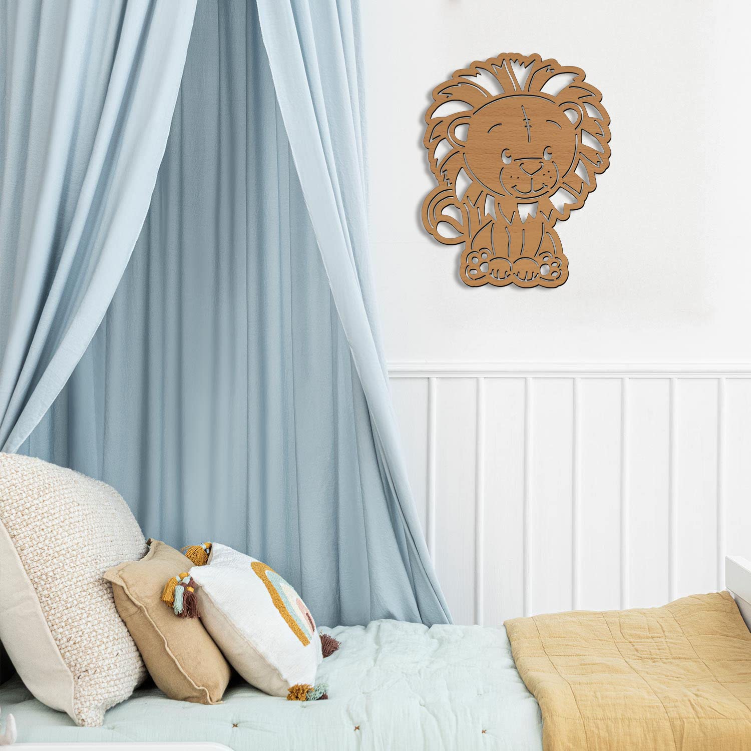 Lampe De Nuit 3D Lion - Illusion Optique, Changement De Couleurs, Alimentation USB