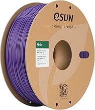 eSUN ABS+ Filament 1.75mm, 3D Printer Filament ABS Plus, Dimensional Accuracy +/- 0.05mm, 1KG Spool (2.2 LBS) 3D Printing Filament for 3D Printers, Purple