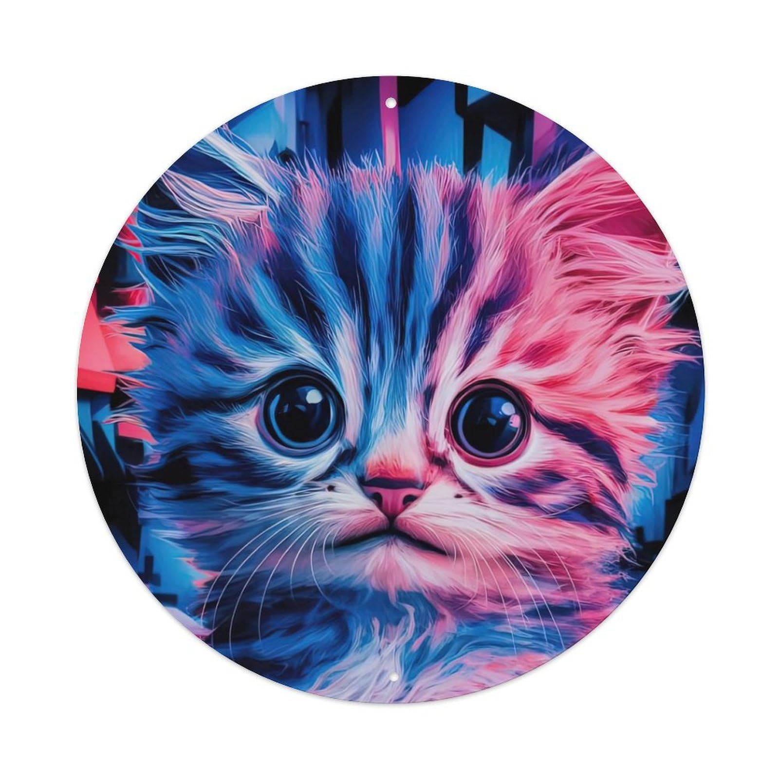 Animal Adorable Kitten Metal Tin Sign