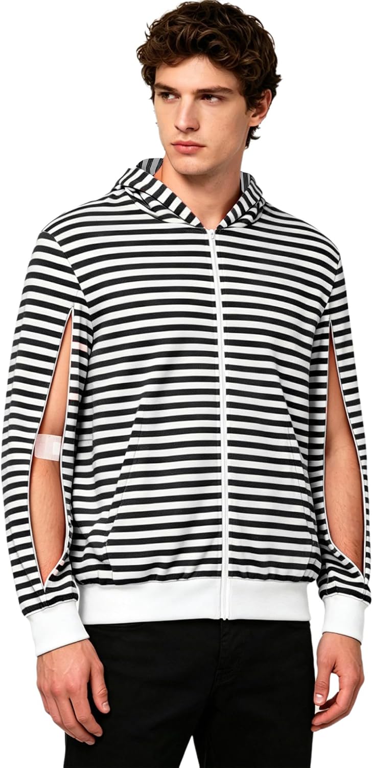 Freebily Men Hemodialysis Jacket Fall Winter Jacket Soft